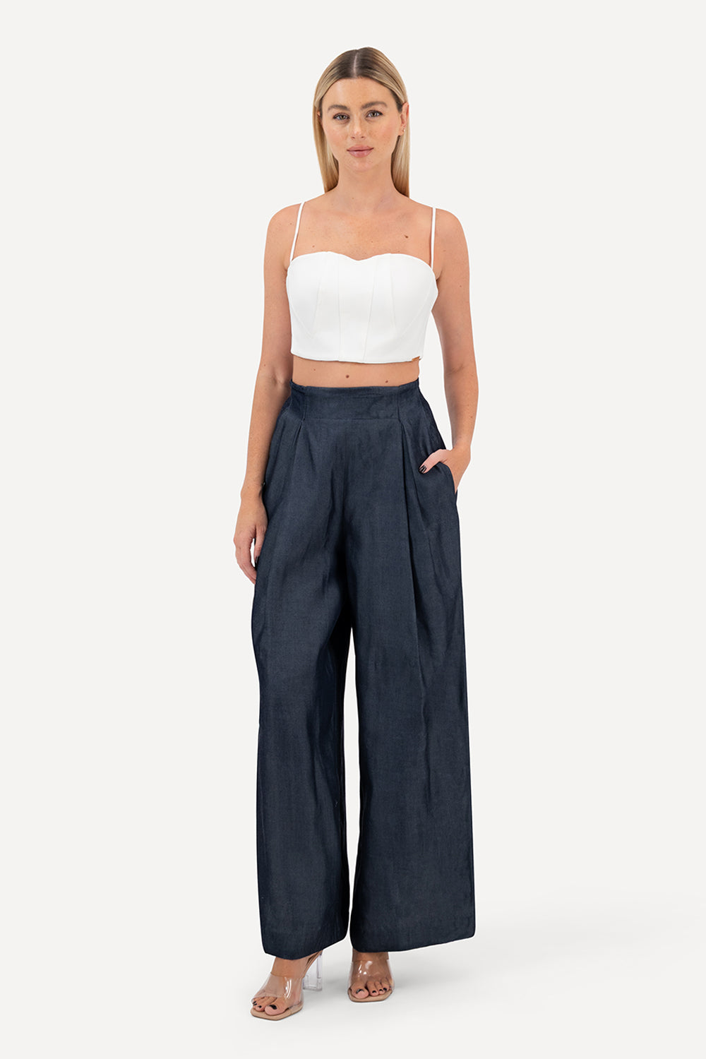 KDL.058 • Crepe Crop Top