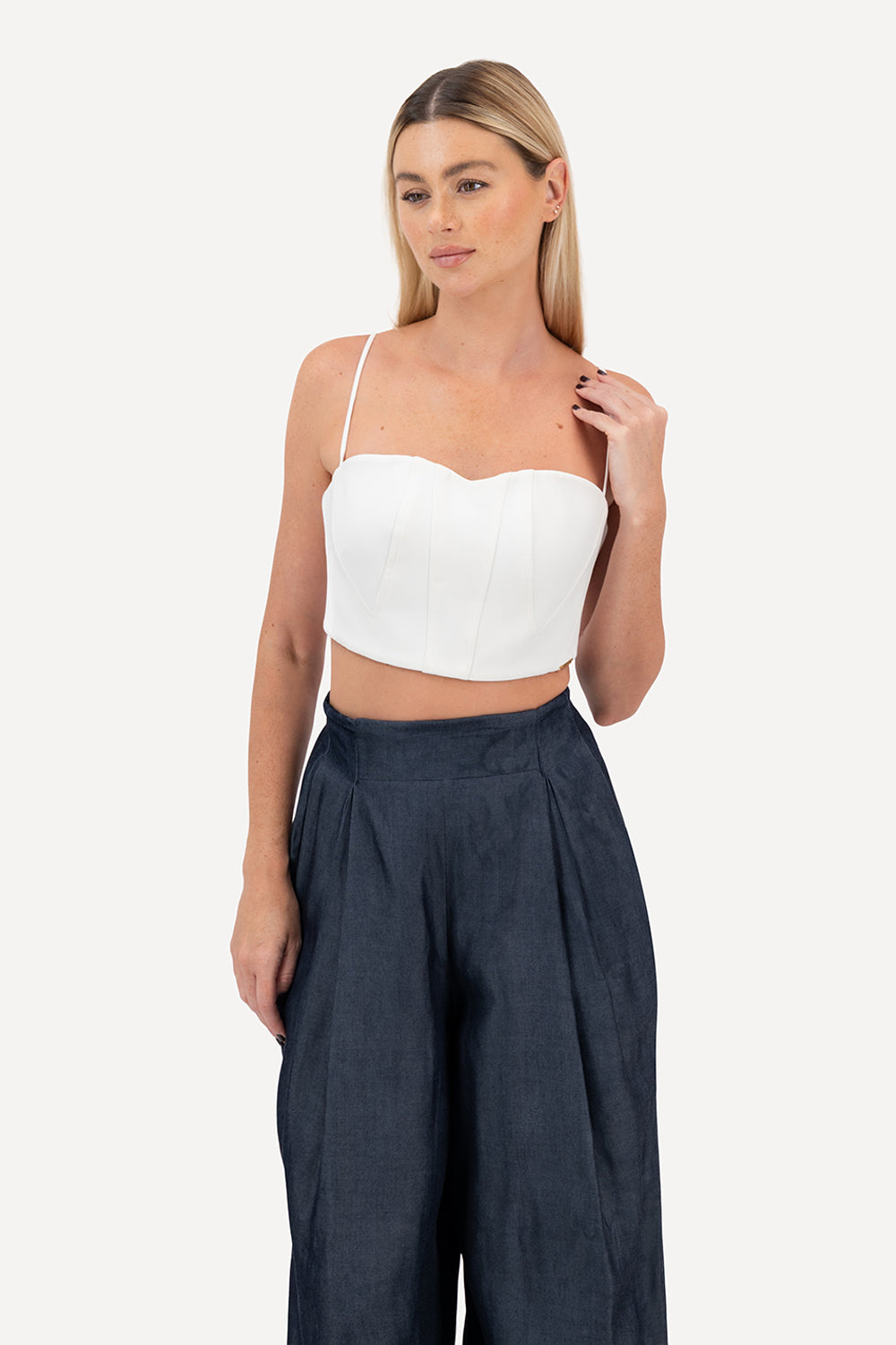 KDL.058 • Crepe Crop Top
